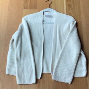 Everlane Open Cardigan Bone